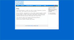 Desktop Screenshot of fortunaslovakia.sk