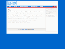 Tablet Screenshot of fortunaslovakia.sk